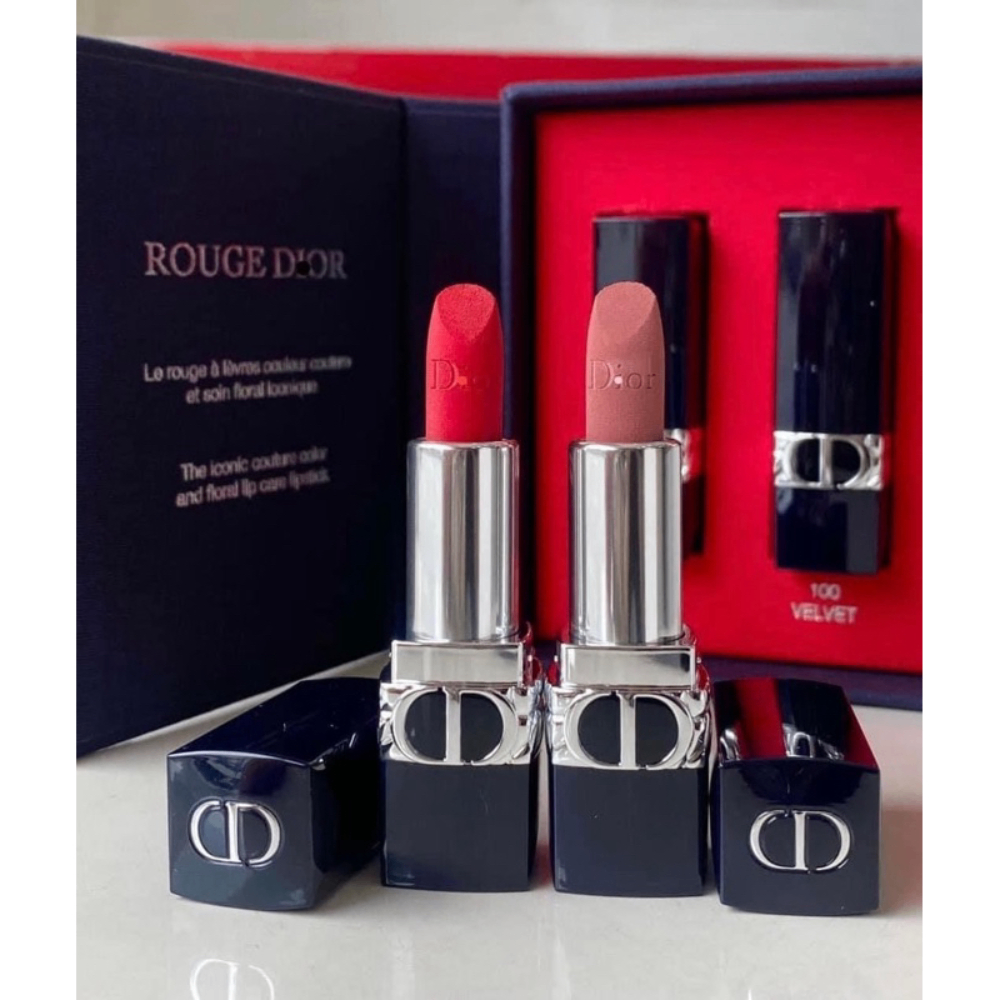 Son thỏi Dior Rouge Velvet mimisize 1.5g chất son mịn mượt, độ bền màu cao