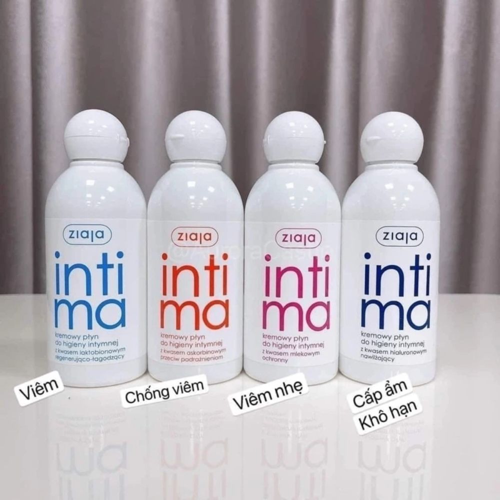 Dung dịch vệ sinh phụ nữ Intima 200/500ml làm sạch, kháng khuẩn, duy trì pH sinh lý tự nhiên
