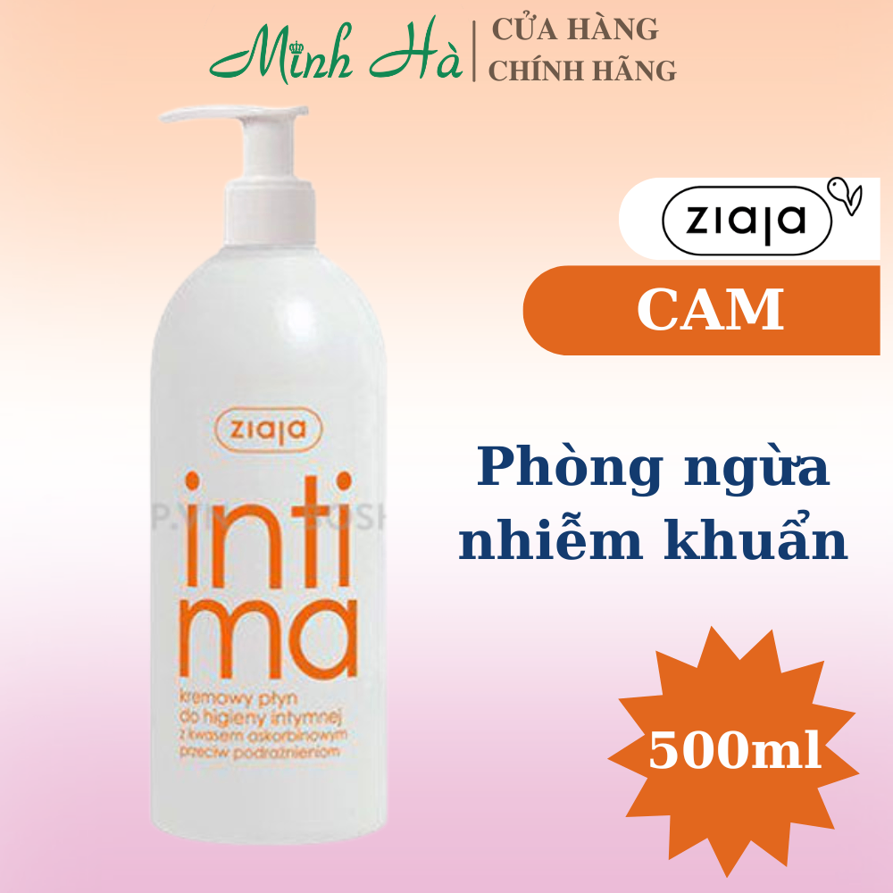 Dung dịch vệ sinh phụ nữ Intima 200/500ml làm sạch, kháng khuẩn, duy trì pH sinh lý tự nhiên