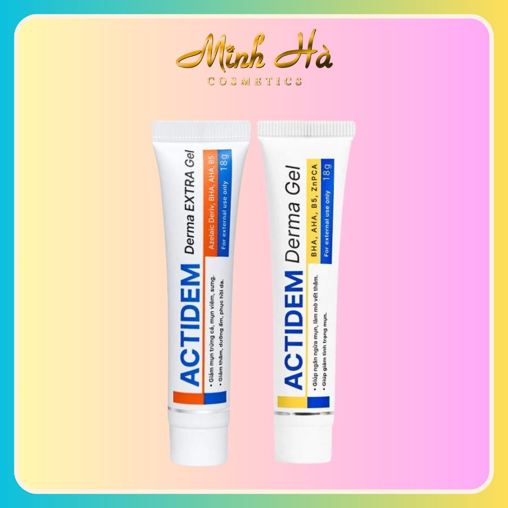 Gel giảm mụn Actidem Derma Extra Gel 18g giúp làm giảm mụn nhanh chóng