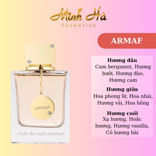 Chiết 10ml nước hoa Club De Nuit ARMAF Women EDP ngọt ngào quyến rũ