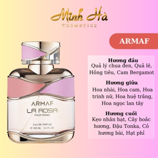 Chiết 10ml nước hoa Club De Nuit ARMAF La Rosa EDP ngọt ngào thu hút