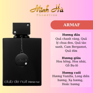 Chiết 10ml nước hoa Club De Nuit ARMAF Intense Man nam tính ấm áp