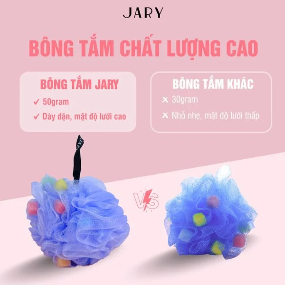 Bông tắm xơ mướp Jary Loofah Bath Sponge 50g