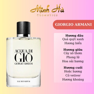 Chiết 10ml nước hoa Giorgio Armani Acqua Di Giò EDP nam tính hiện đại
