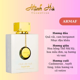 Chiết 10ml nước hoa Club De Nuit Imperiale EDP ngọt ngào mềm mại quyến rũ