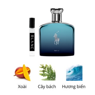 Chiết 10ml nước hoa POLO Ralph Lauren Deep Blue Parfum thư thái, sảng khoái ngay từ những giây phút đầu tiên