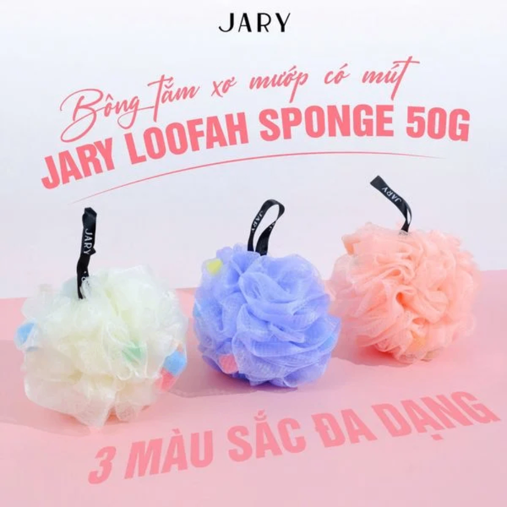 Bông tắm xơ mướp Jary Loofah Bath Sponge 50g