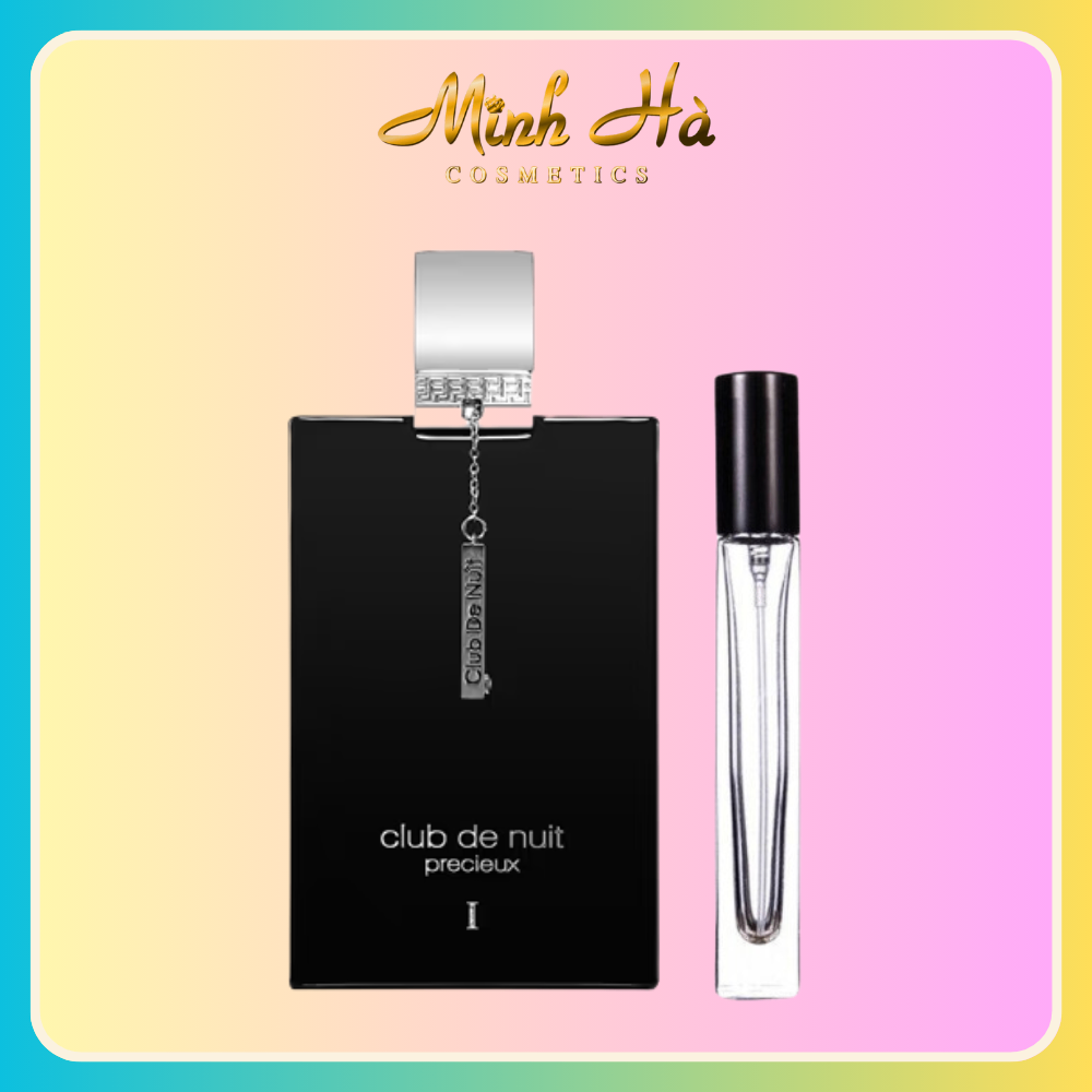 Chiết 10ml nước hoa ARMAF Club de nuit Precieux Extrait de Parfum hương sang trọng lịch lãm mạnh mẽ