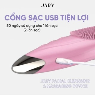 Máy rửa mặt Jary Facial Cleansing & Massaging Device chăm sóc da mặt hiện đại