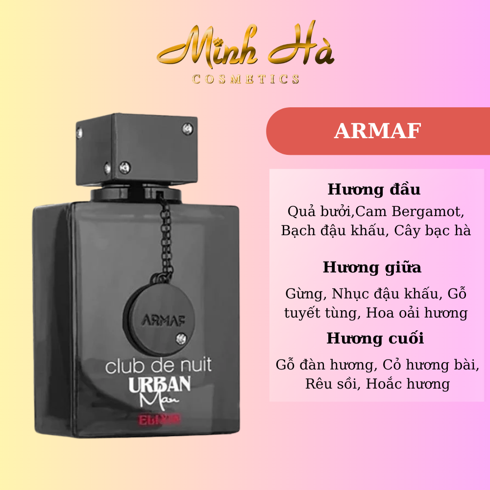 Chiết 10ml nước hoa ARMAF Club De Nuit Urban Man Elixir tươi mát trẻ trung năng động