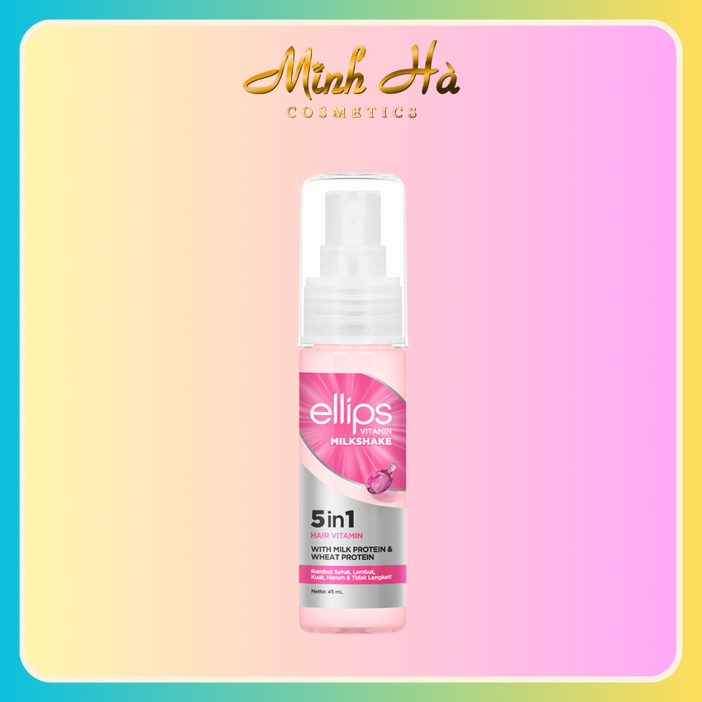 Xịt dưỡng tóc Ellips Vitamin Milkshake 5in1 45ml