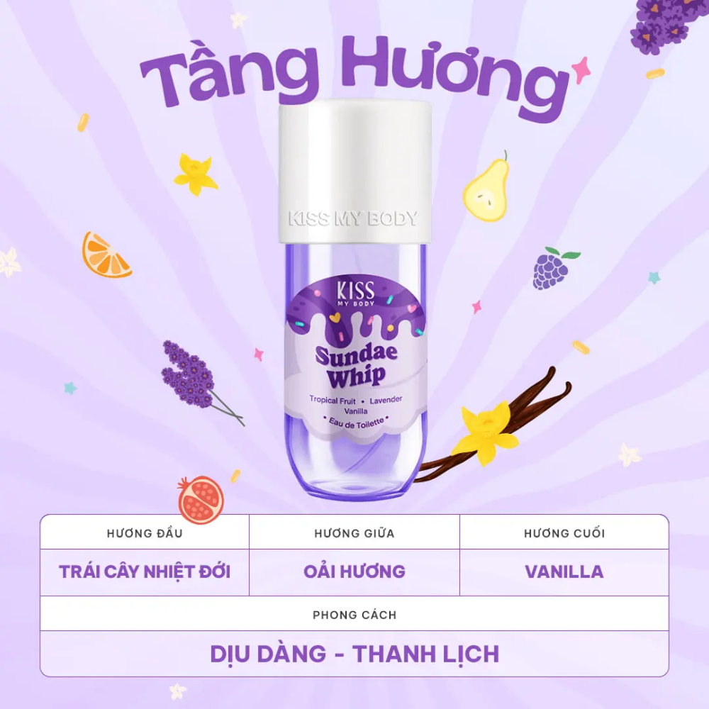 Xịt Thơm Kiss My Body 88ml