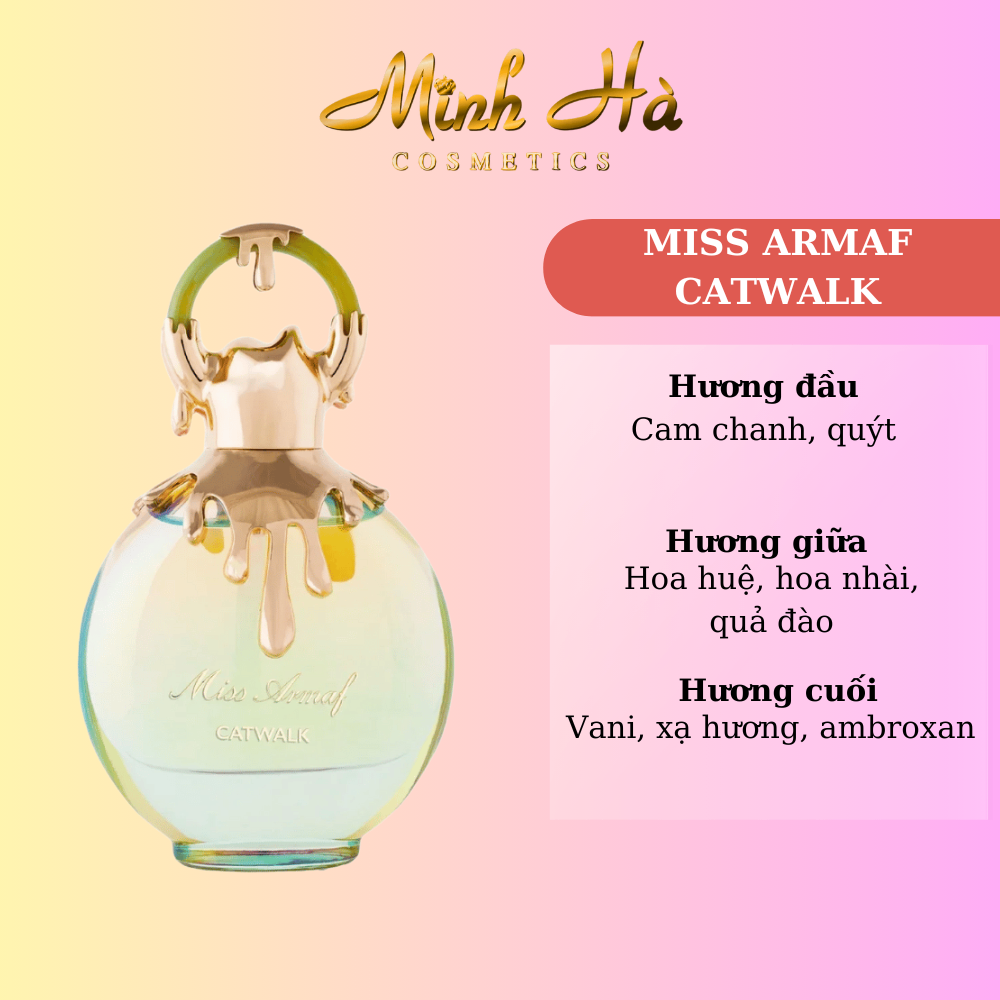 Chiết 10ml nước hoa ARMAF Miss Armaf Catwalk EDP ngọt ngào nữ tính quyến rũ