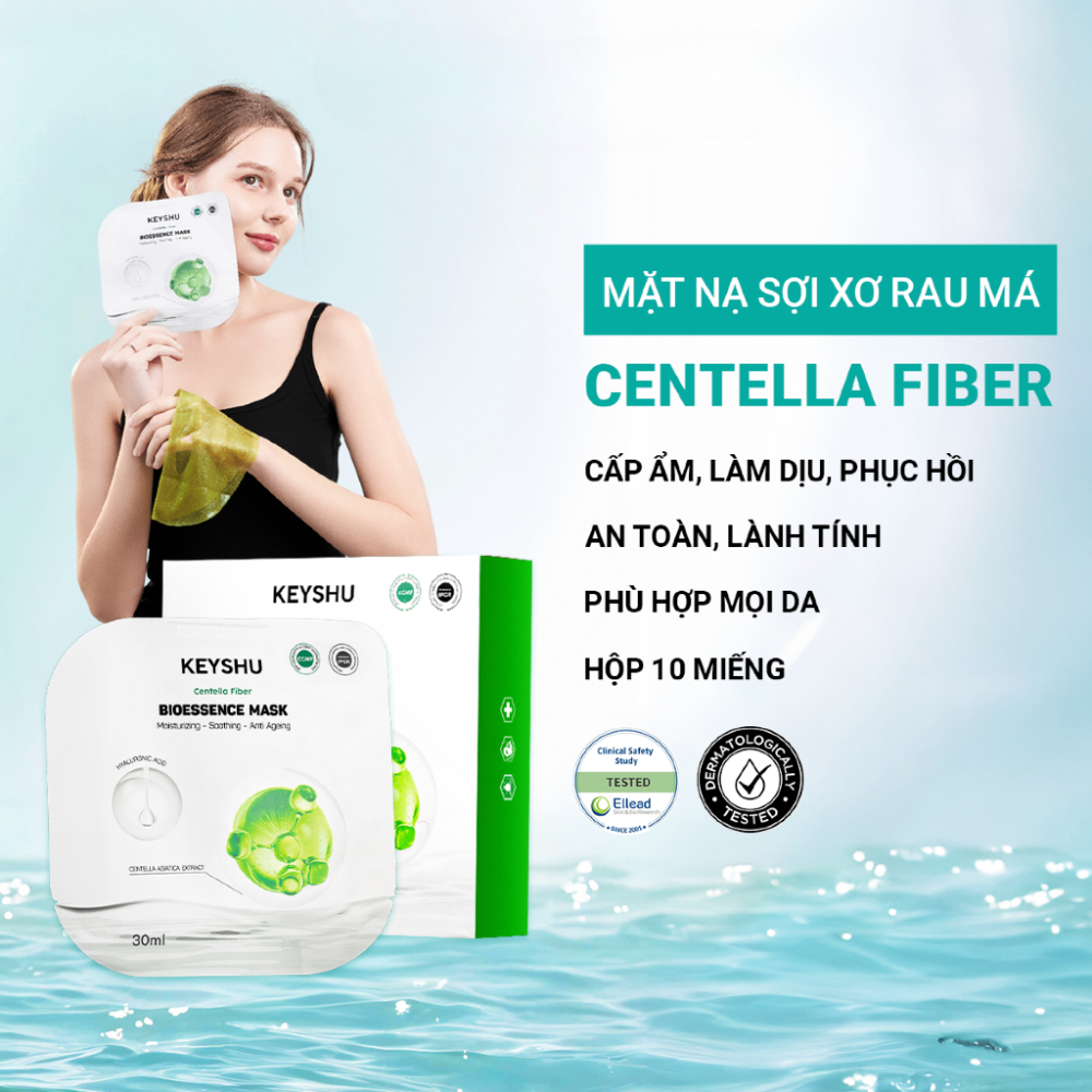 Mặt nạ Keyshu Centella Fiber Bioessence Mask