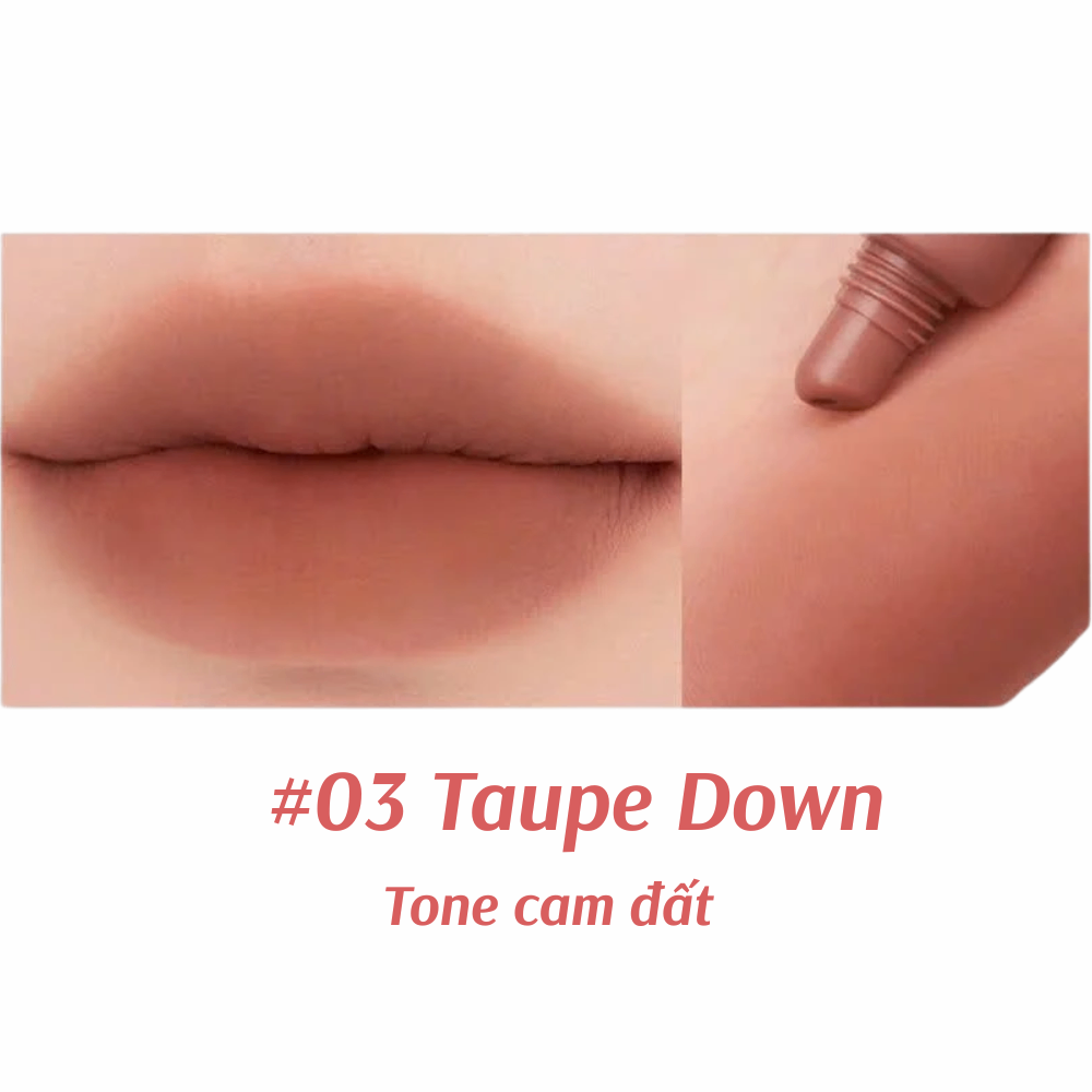 Son kem Romand Color Lip Matte mềm mại dễ tán