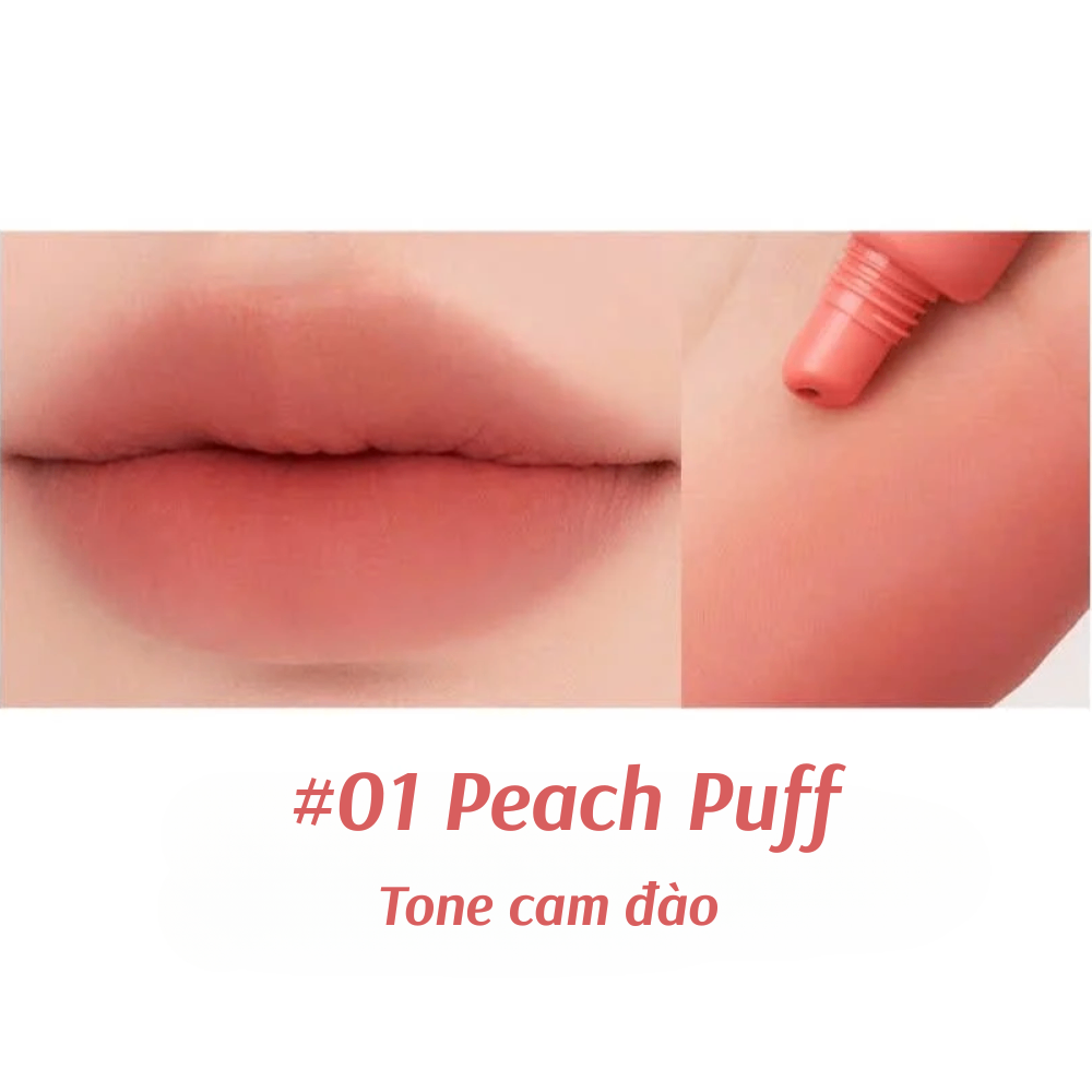 Son kem Romand Color Lip Matte mềm mại dễ tán