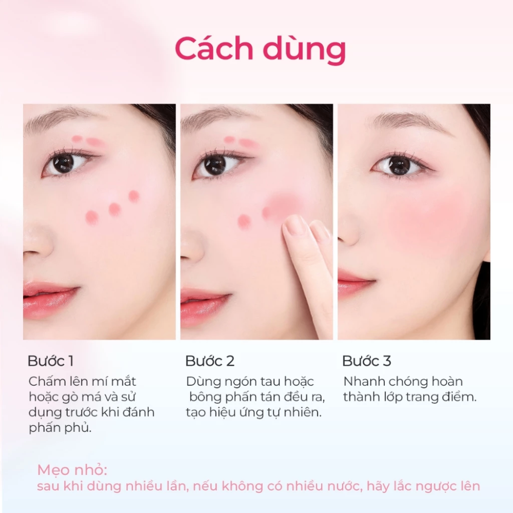 Má hồng dạng kem Sace Lady Moon Blush