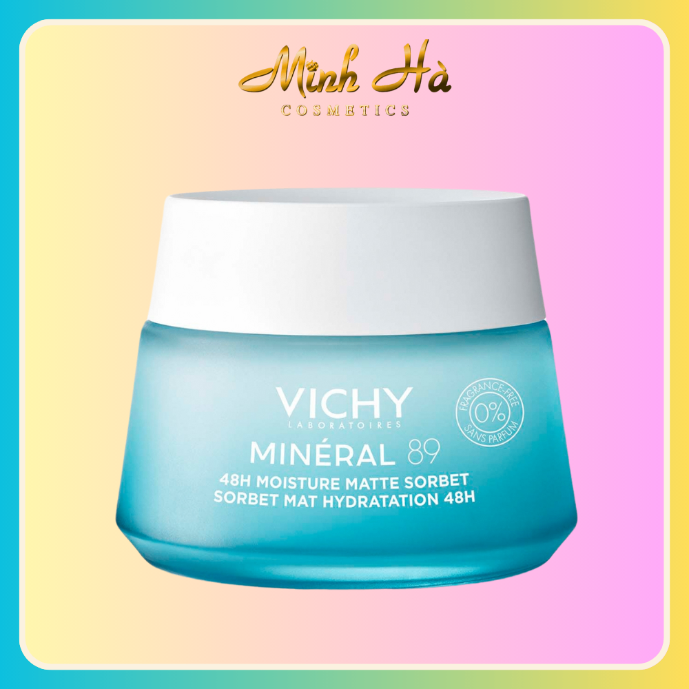 Kem dưỡng Vichy Mineral 89 Sorbet Mat Hydratation 48h 50ml