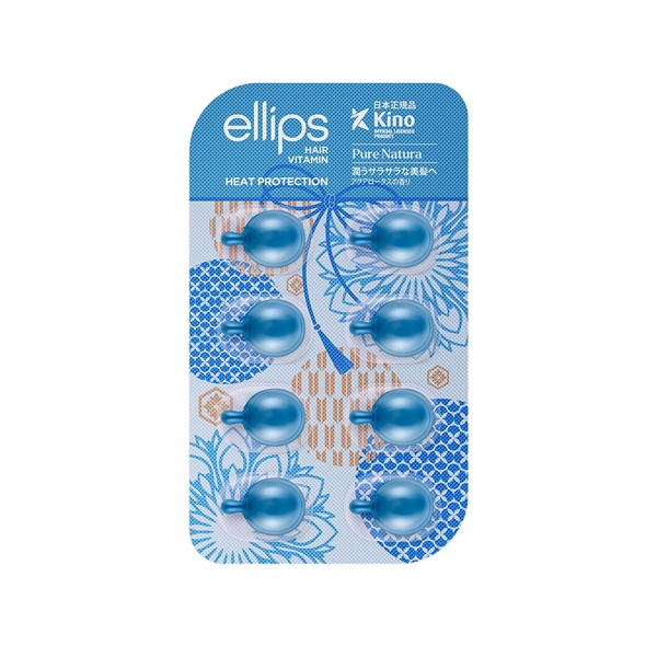 Serum dưỡng tóc Ellips Hair Vitamin vỉ 6 viên phục hồi tóc suôn mượt bóng khỏe