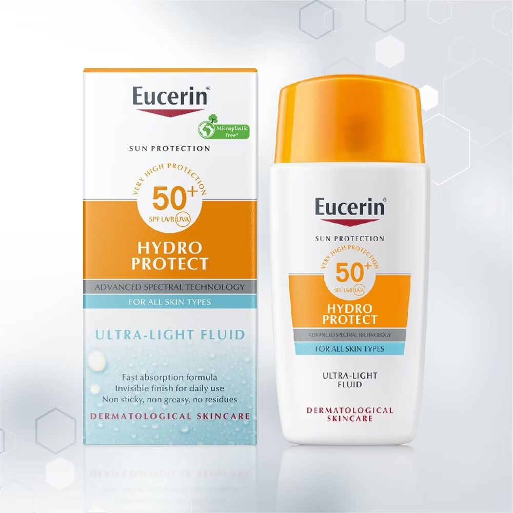 Kem chống nắng Eucerin Hydro Protect Ultra Light Fluid SPF 50+ 50ml