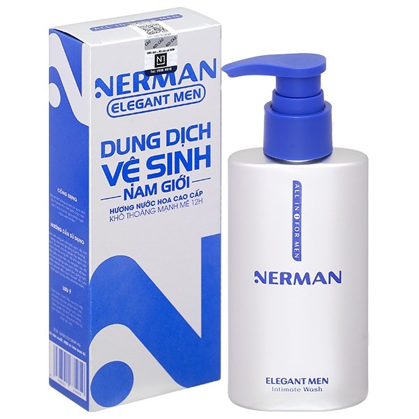 Dung dịch vệ sinh nam giới Nerman 100g hương nước hoa cao cấp