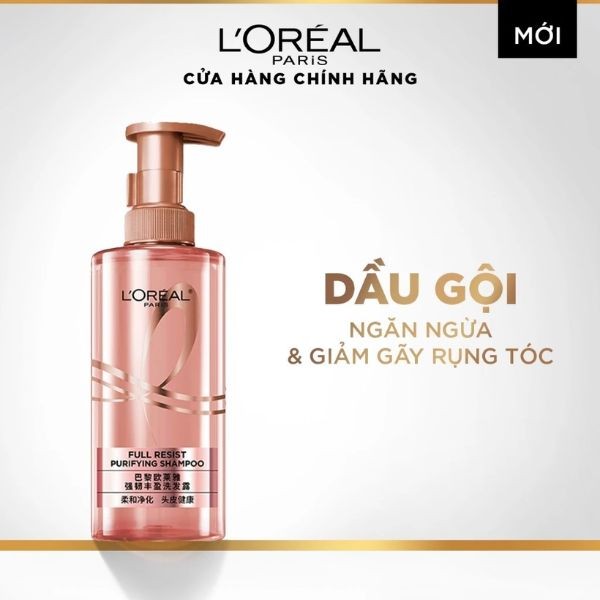 Dầu gội Loreal Full Resist Purifying Shampoo 440ml
