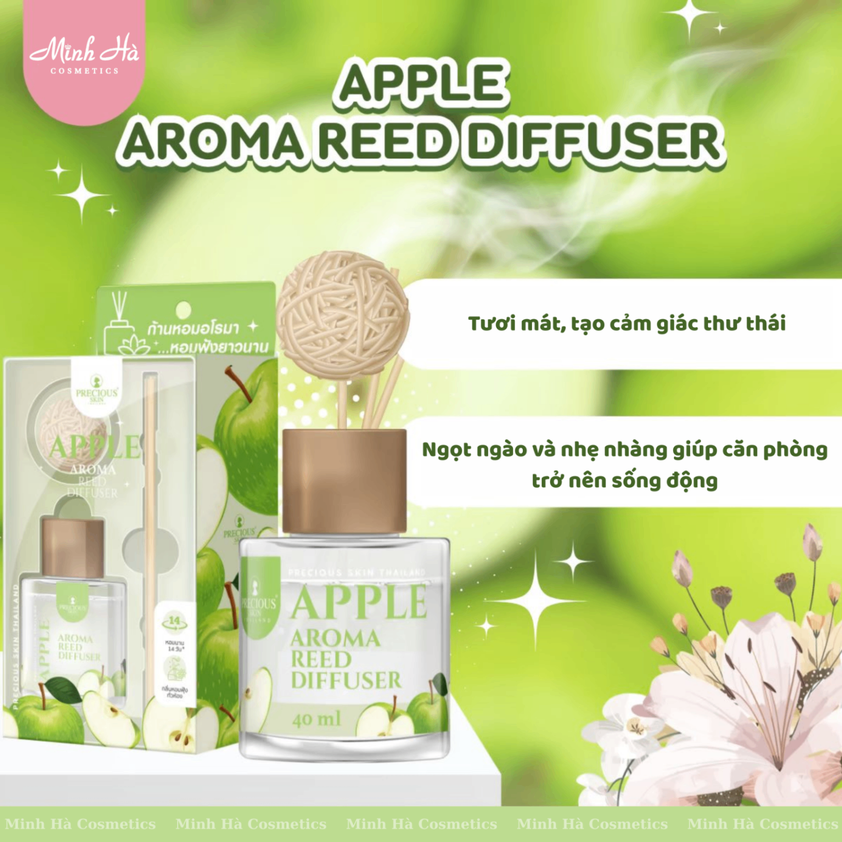 Tinh dầu để phòng Precious Skin ThaiLand hương nhẹ nhàng thư giãn