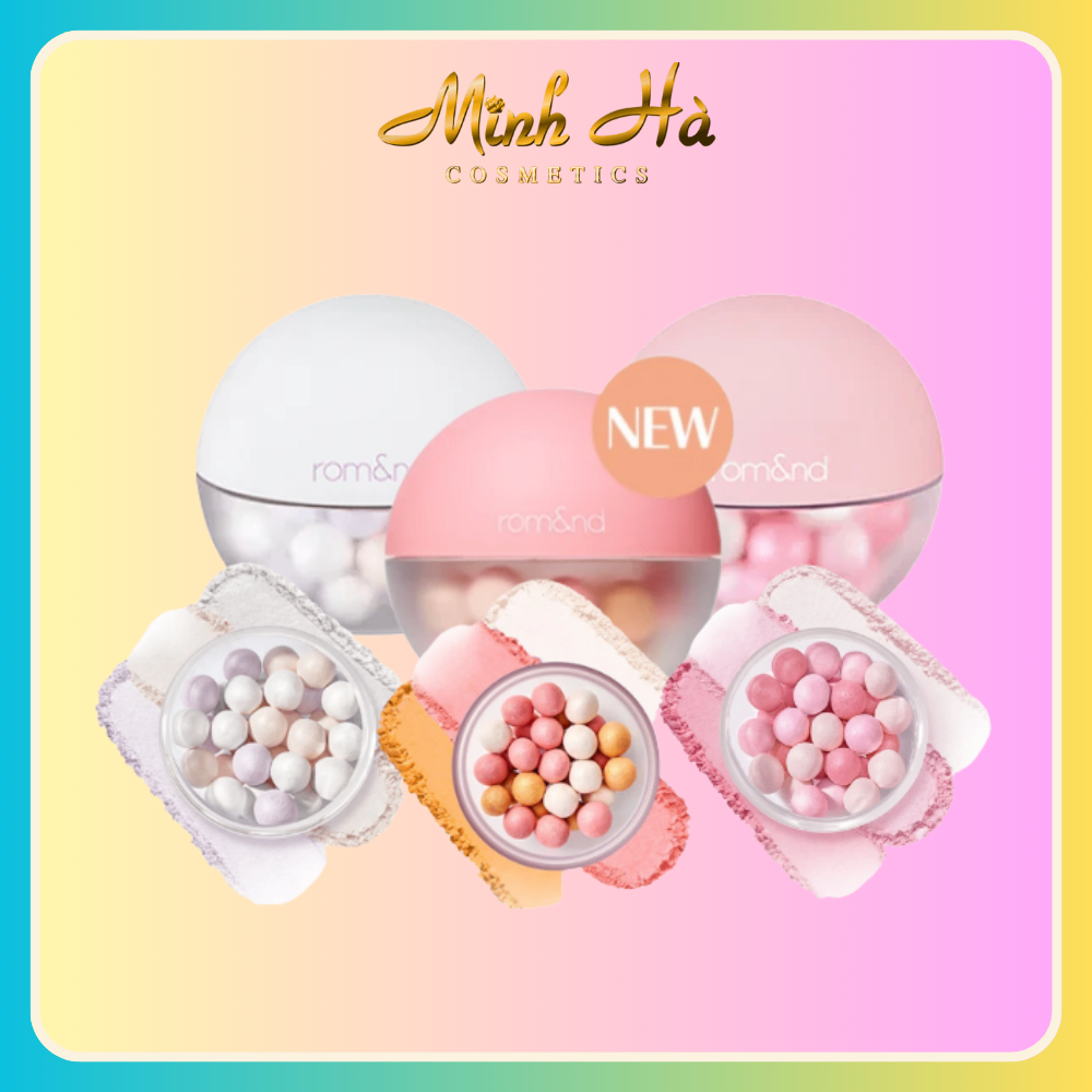 Phấn bắt sáng ngọc trai Romand Sheer Powder Pearls tạo hiệu ứng căng bóng tự nhiên