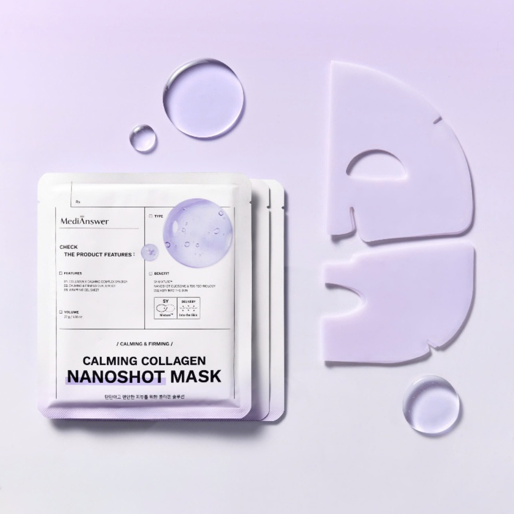 Mặt nạ thạch MediAnswer Nanoshot Mask 37g làm dịu phục hồi da