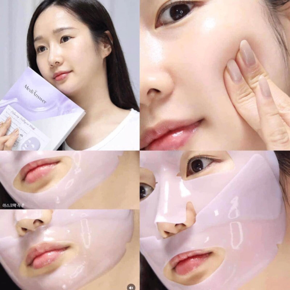 Mặt nạ thạch MediAnswer Nanoshot Mask 37g làm dịu phục hồi da