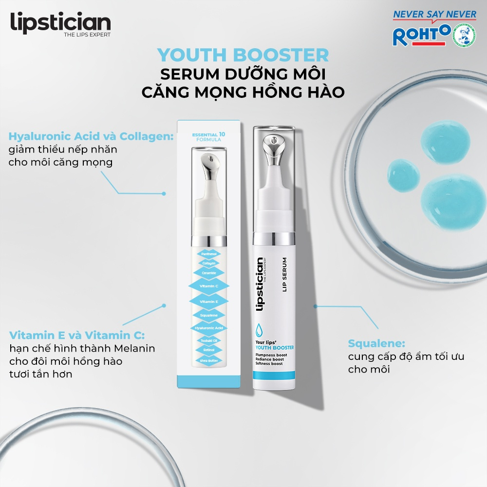 Serum dưỡng môi Lipstician The Lip Expert dưỡng sáng cấp ẩm môi toàn diện