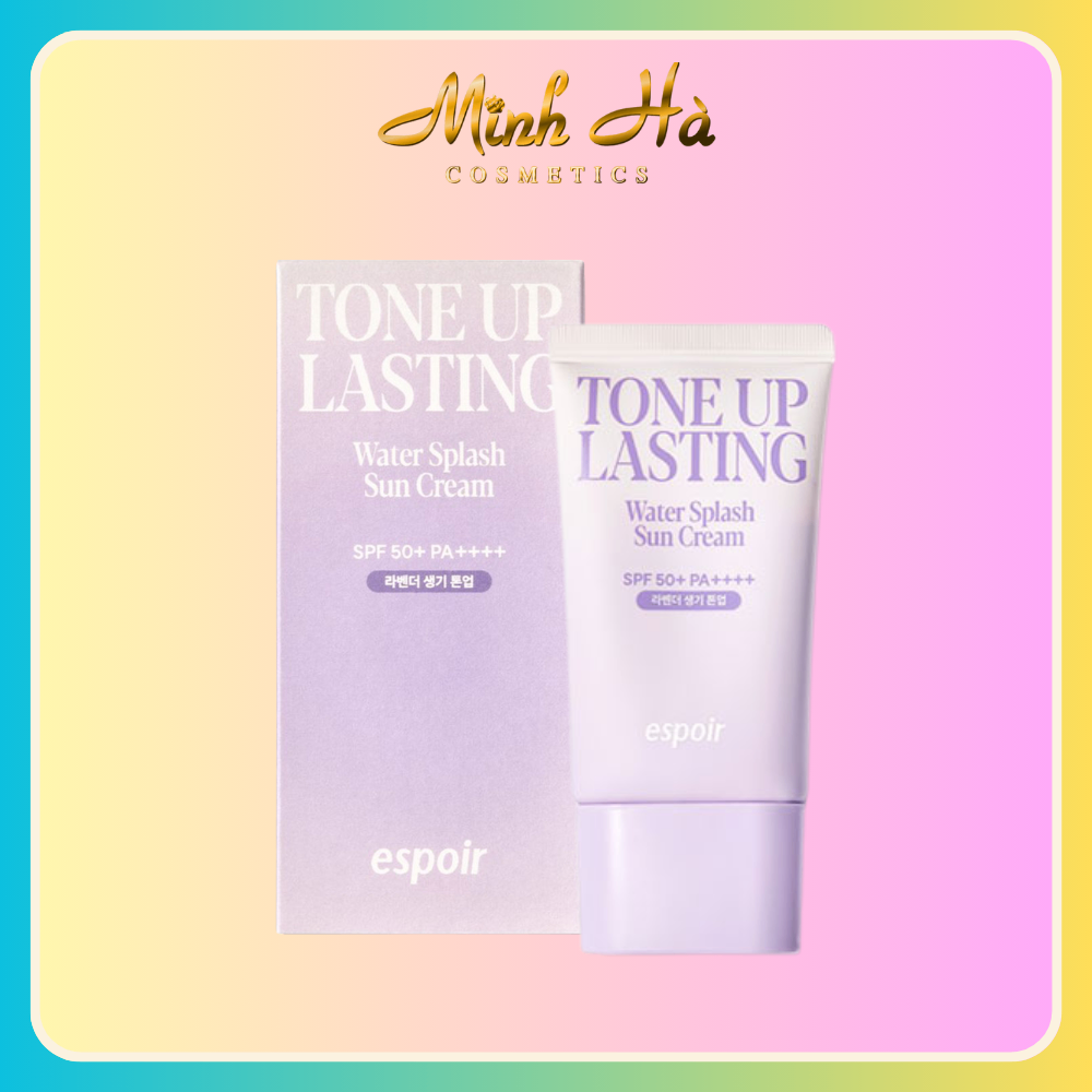 Kem chống nắng Espoir Water Splash Tone Up Lasting Sun Cream SPF50+ PA++++ 50ml nâng tông sáng da
