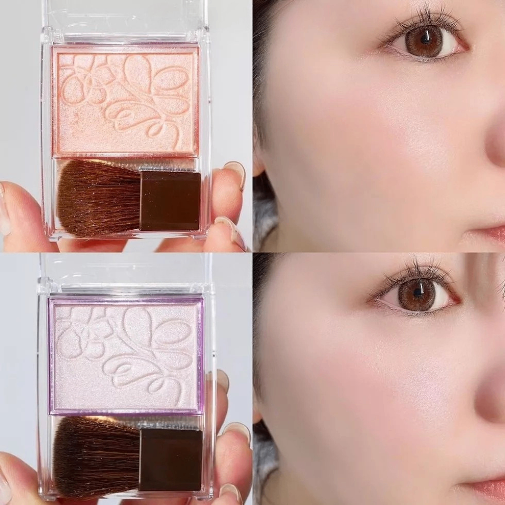 Phấn bắt sáng Cezanne Pearl Glow Nuancer tạo điểm nhấn cho gương mặt