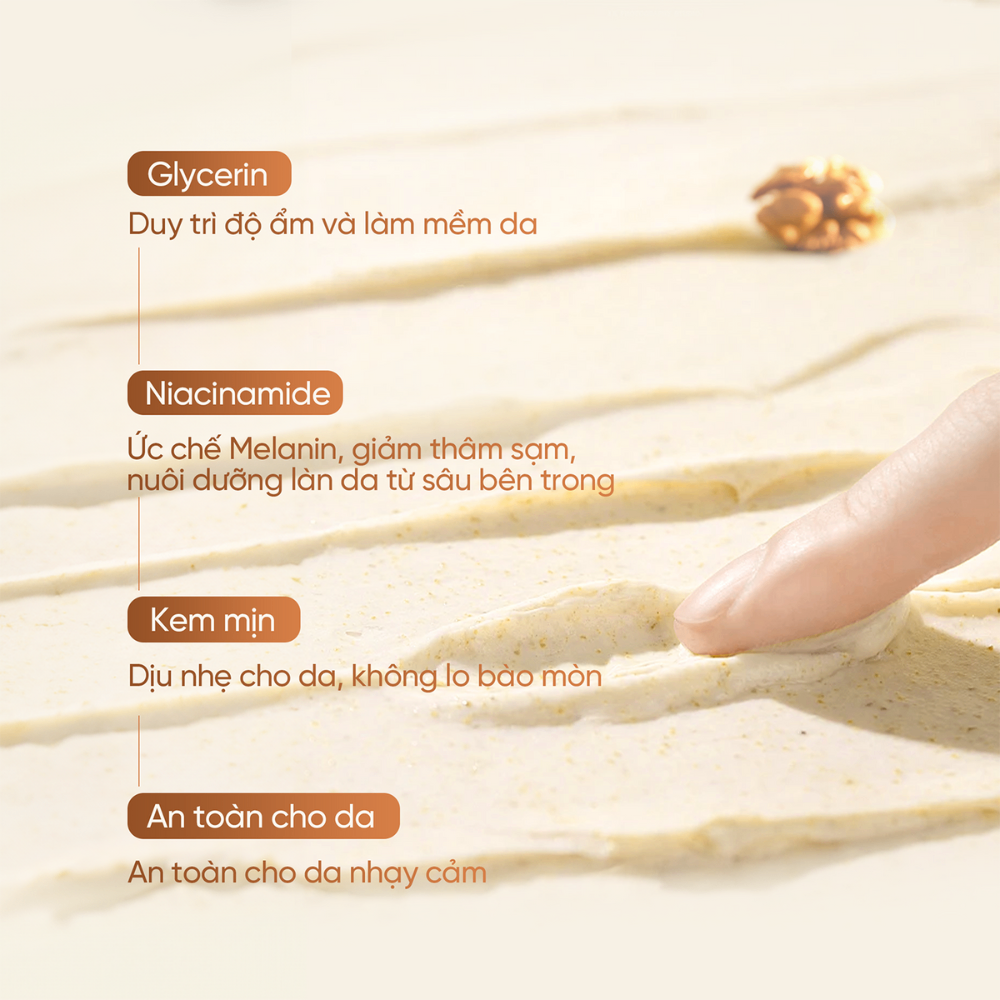Tẩy da chết body Five Grains Body Scrub 200g giúp da mịn màng trắng sáng