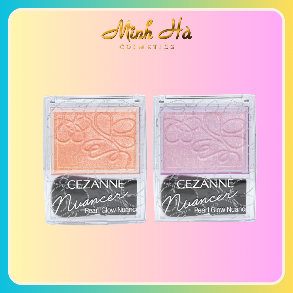 Phấn bắt sáng Cezanne Pearl Glow Nuancer tạo điểm nhấn cho gương mặt
