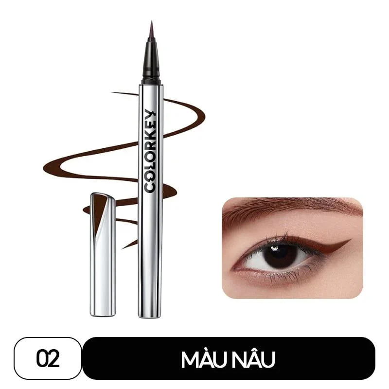 Kẻ mắt nước Colorkey Floating Color Liquid Eyeliner siêu mảnh chống nước