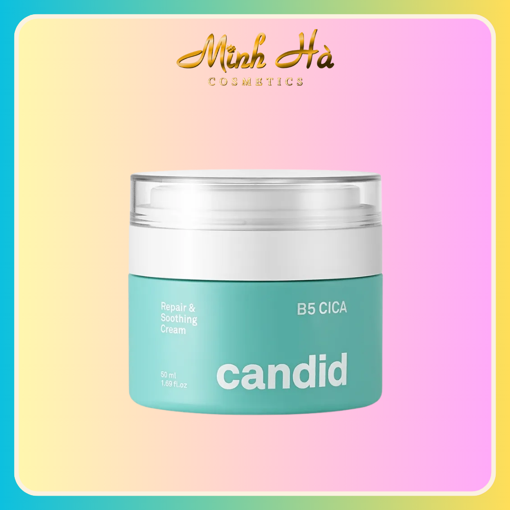 Kem Dưỡng Candid B5 CICA Repair & Soothing Cream 10ml/50ml hỗ trợ phục hồi dưỡng ẩm