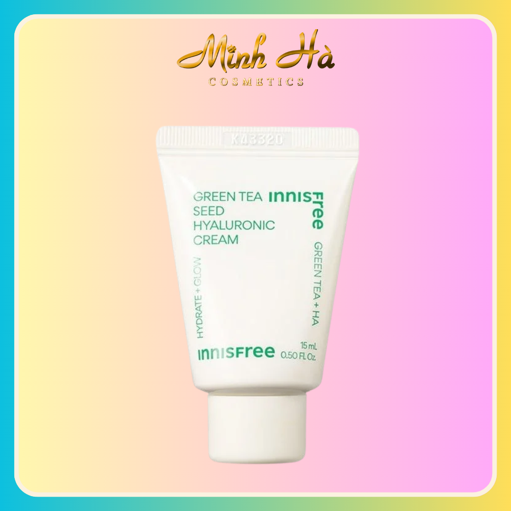 Minisize Kem dưỡng Innisfree Green Tea Seed Hyaluronic Cream 15ml