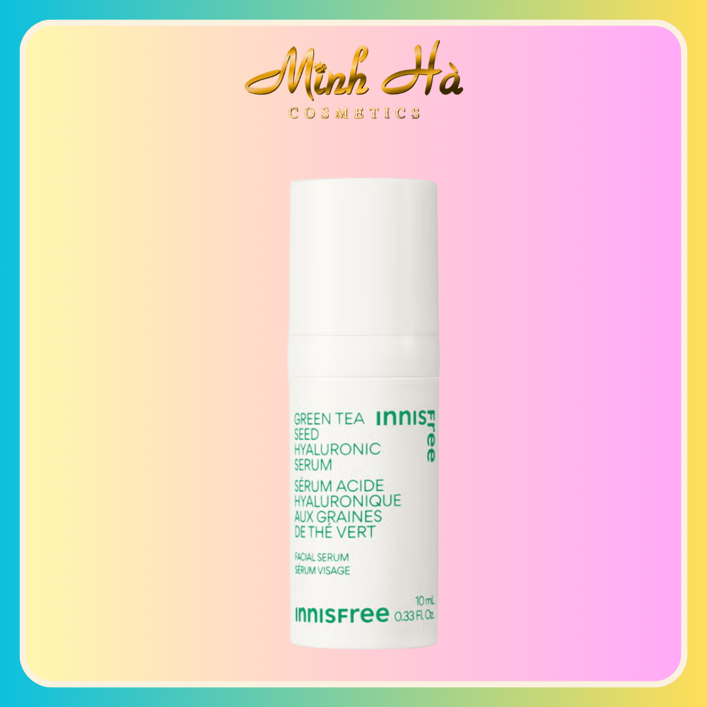 Tinh Chất Trà Xanh Innisfree Green Tea Seed Hyaluronic Serum 10ml/80ml phục hồi da mụn