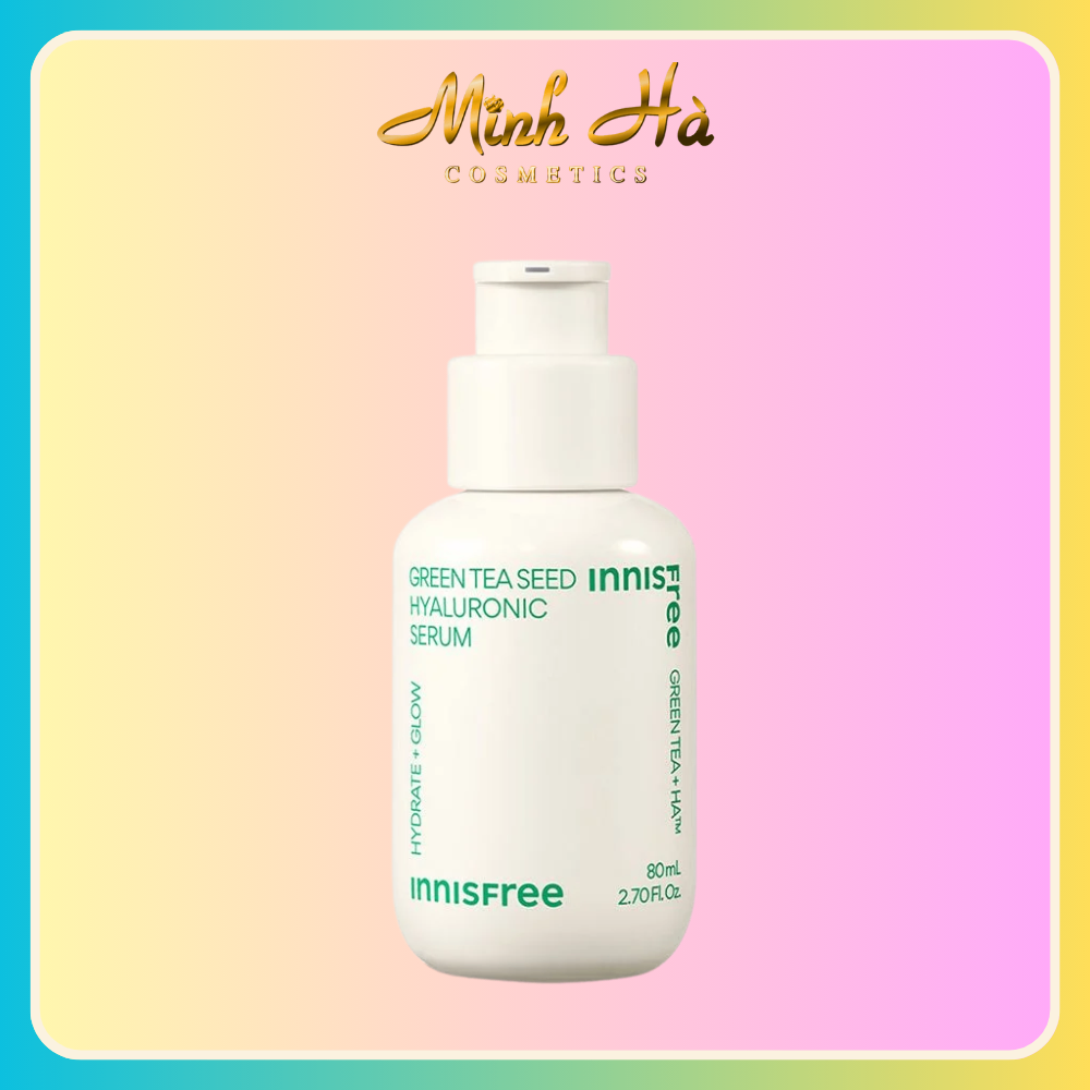 Tinh Chất Trà Xanh Innisfree Green Tea Seed Hyaluronic Serum 10ml/80ml phục hồi da mụn