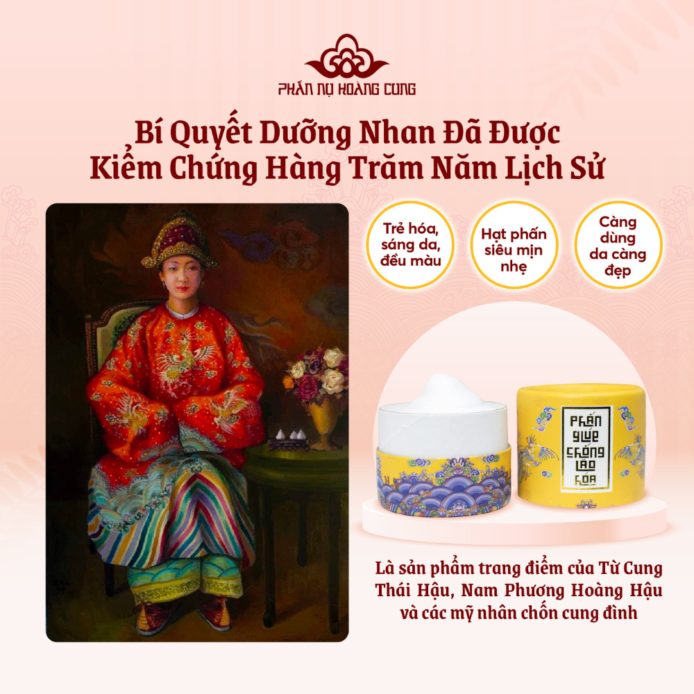Phấn Nụ Hoàng Cung Chống Lão Hóa Da 30g ngăn ngừa lão hóa da sáng khỏe