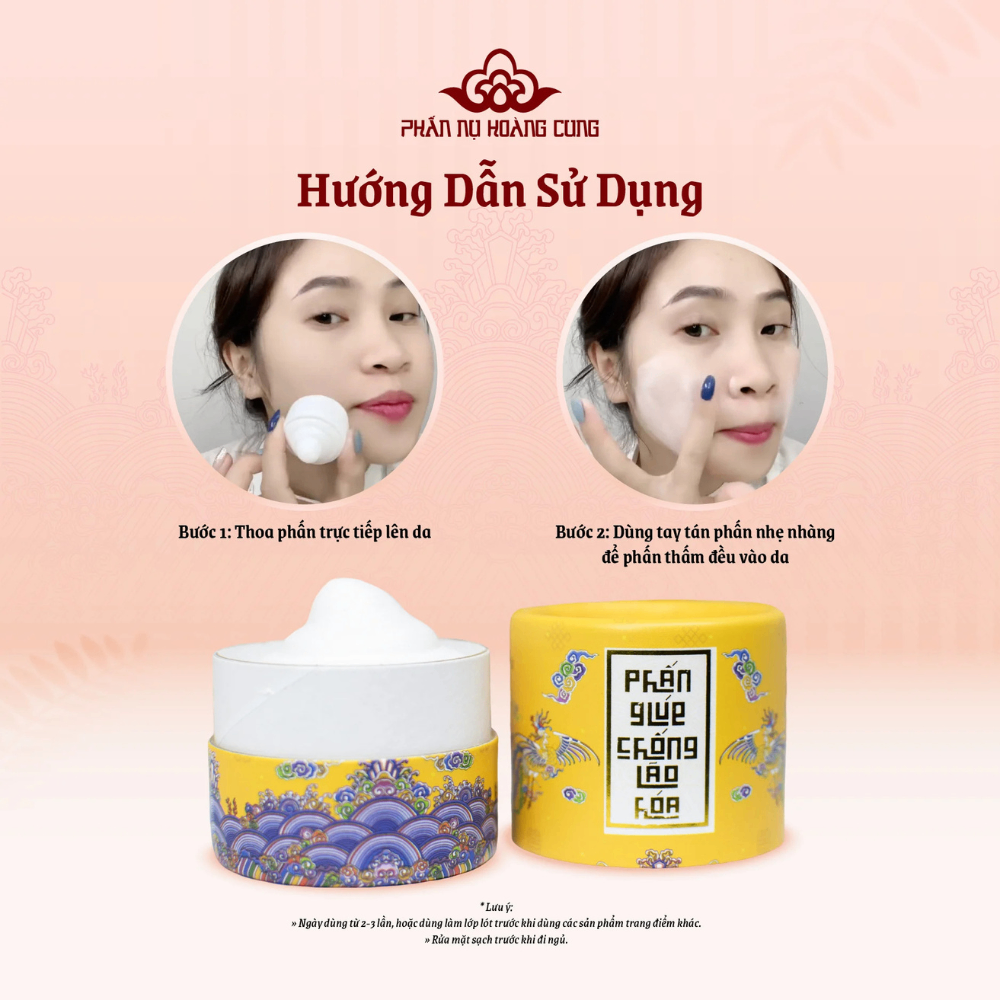 Phấn Nụ Hoàng Cung Chống Lão Hóa Da 30g ngăn ngừa lão hóa da sáng khỏe