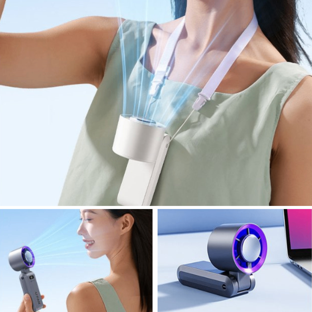Quạt cầm tay mini Handheld Fan JF137 làm mát siêu tốc tiện lợi