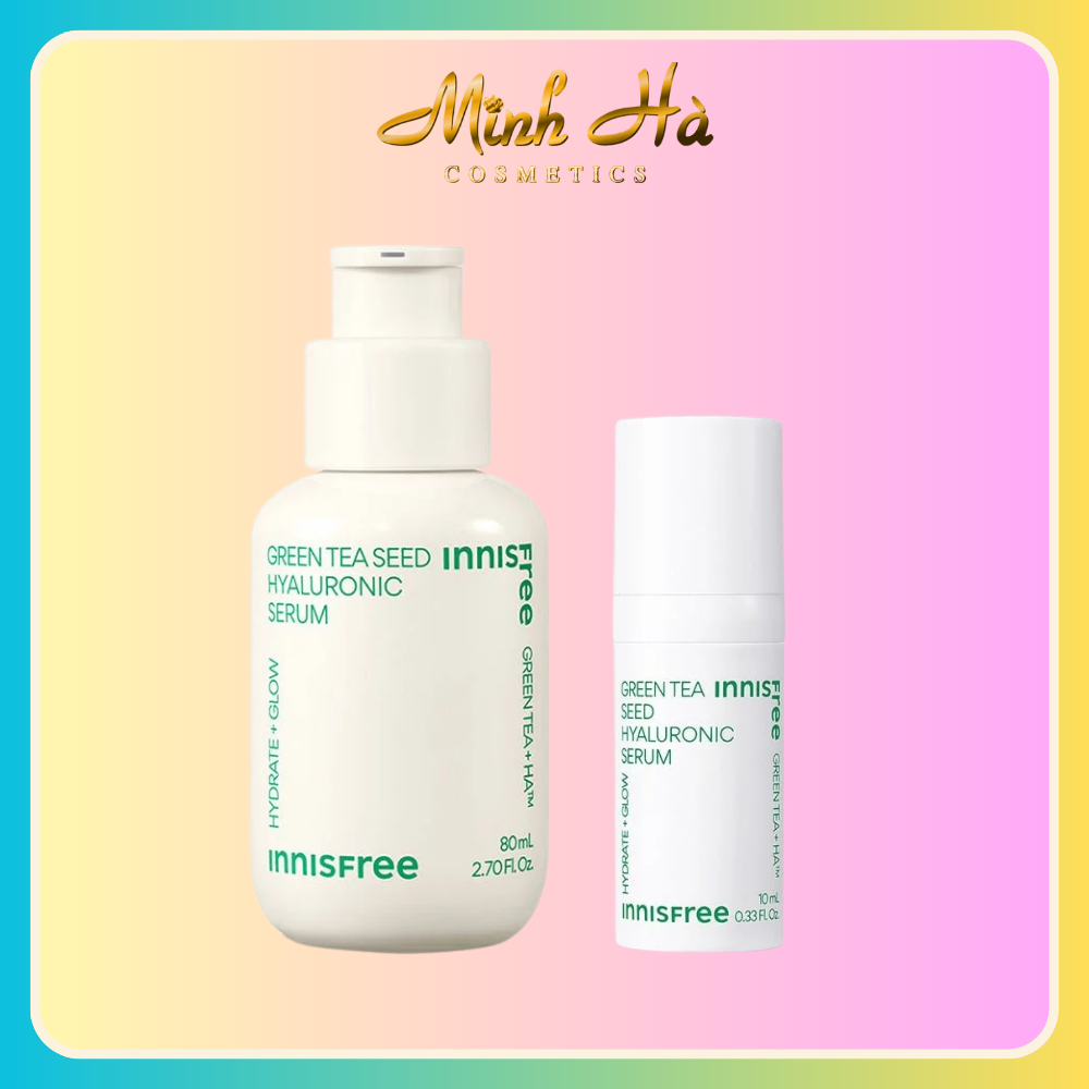 Tinh Chất Trà Xanh Innisfree Green Tea Seed Hyaluronic Serum 10ml/80ml phục hồi da mụn