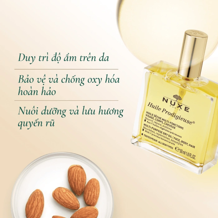 Dầu dưỡng khô đa năng NUXE Huile Prodigieuse Multi Purpose Dry Oil 100ml