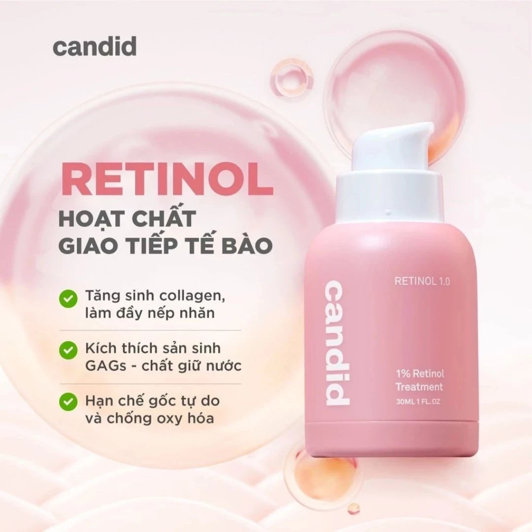 Tinh Chất Candid Retinol Treatment 30ml