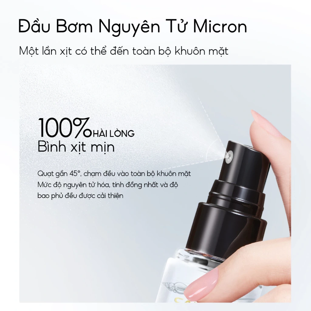 Xịt Khóa Nền Carslan Gold Glow Makeup Fixing Spray 50ml giữ ẩm căng bóng da