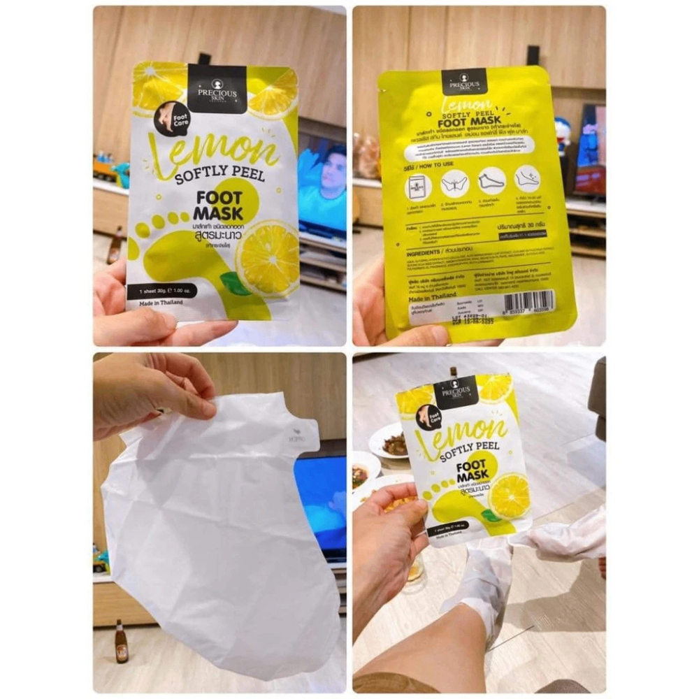 Mặt nạ chân Precious Skin ThaiLand Foot Mask loại bỏ tế bào chết dưỡng da chân mịn màng