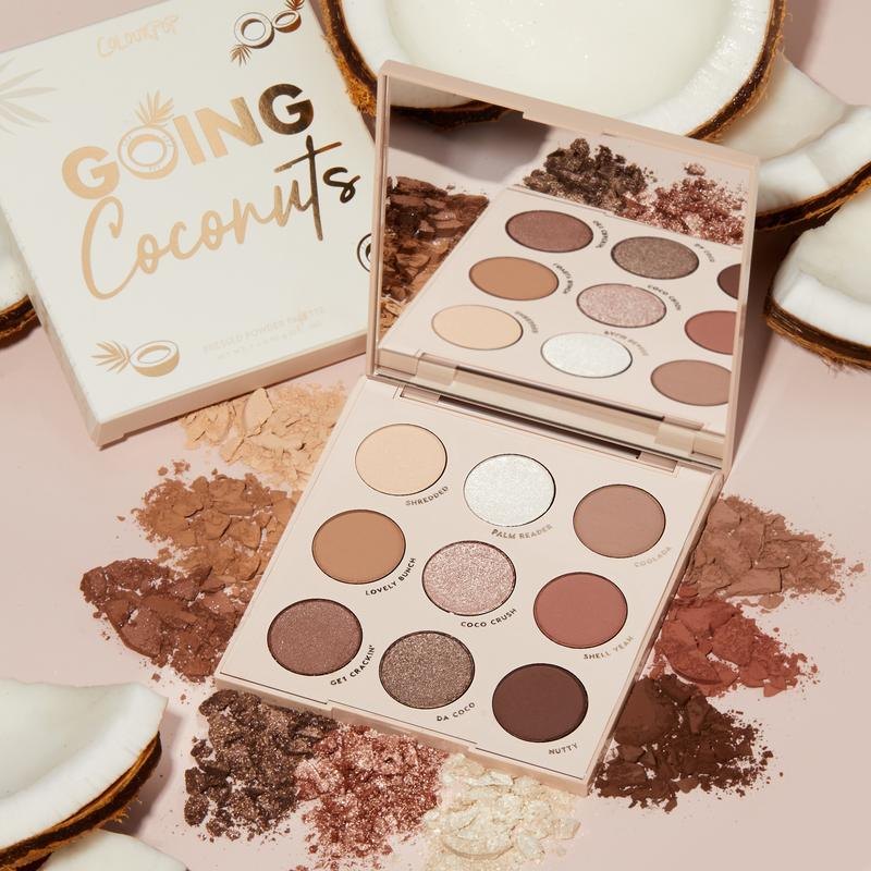 Bảng phấn mắt 9 ô ColourPop Going Coconuts Eye Palette 9g